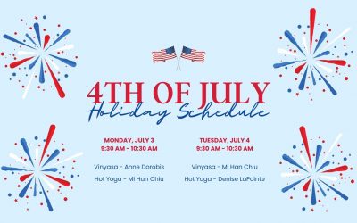 July 4th Holiday Schedule