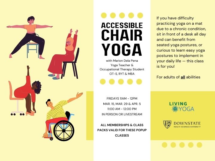 Graphic for Accessible Chair Yoga Series