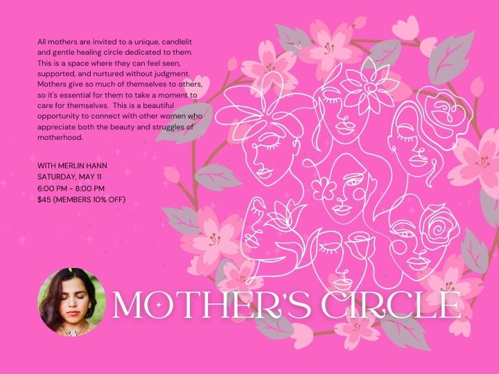 Flyer for Mother's Circle on May 11.