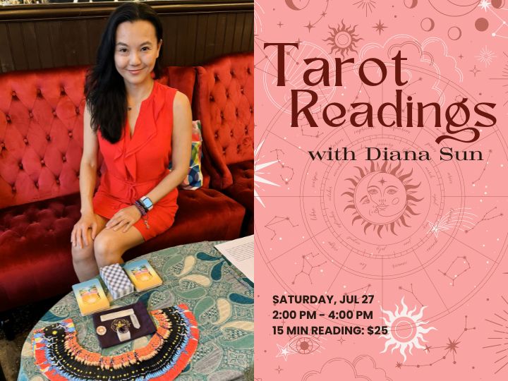Flyer for Diana Sun Tarot Readings