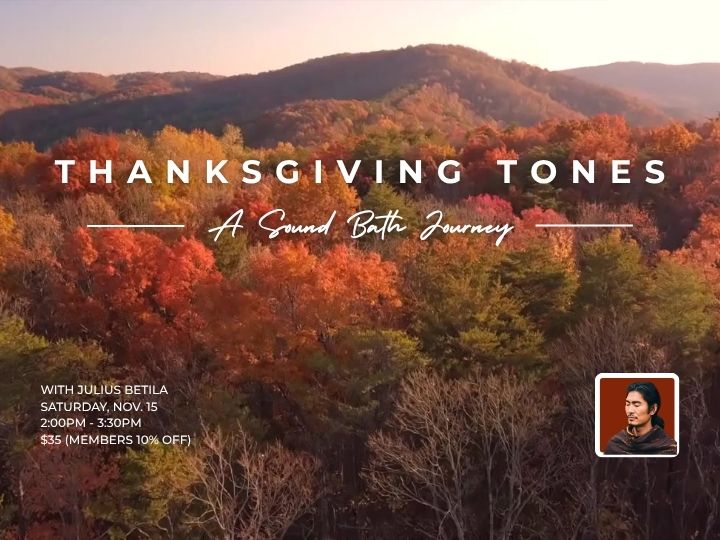 Join Julius Betila for Thanksgiving Tones on Nov. 22