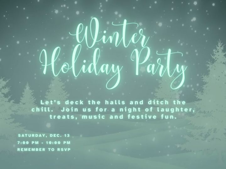 Winter Holiday Party Flyer for the Winter Holiday Party