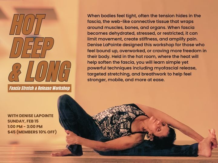 HOT DEEP & LONG (720 x 540 px) Flyer for Hot Deep & Long workshop